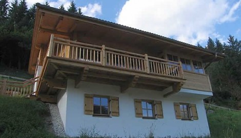 Achteraanzicht chalet